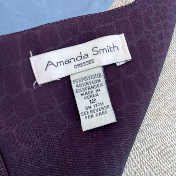 Goth Dress Square Neck in Size 12 NWT Dark red Animal print 90s Y2K Clothing - Picture 5 of 9